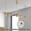 Modern-Led-Living-Room-Chandeliers-Dining-Room-Ceiling-Chandelier-Indoor-Lighting-Black-Pendant-Lamp-Kitchen-Hanging Miresa Lustre alumínio spot led