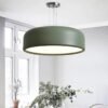 Nordic-Chandeliers-Simple-and-Modern-Bedroom-Dining-Room-Study-Fashion-Hanging-Ceiling-Dual-use-Lamps Pendente moderno redondo alumínio