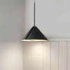 Foto de luminária teto Pendente Preto, luminária moderno teto pendente, catálogo Miresa, loja-de-luminárias-São-Paulo.