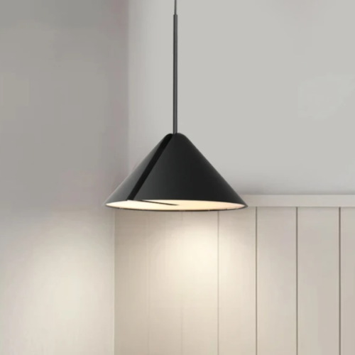Luminária teto Pendente Preto