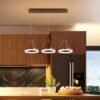 Lustre led moderno anel