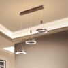 Lustre led moderno anel