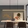 Sala-de-jantar-lustre-led-extremamente-simples-escrit-rio-anti-azul-luz-prote-o-para-os-1 Pendente minimalista Bordas arredondas
