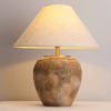 Wabi-estilo-candeeiro-de-mesa-tecido-criativo-pa-s-da-am-rica-retro-homestay-do-vintage Abajur wabi cerâmica rústica