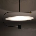 Pendente moderno rebatedor luz miresa