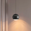 pendente bola de aluminio preto marca miresa Pendente bola alumínio preto