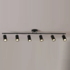 spot_eletrificado_de_led_aluminio_preto_e_luz_de_led_marca_miresa Trilho moderno industrial com spot led