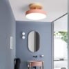 220v-luzes-de-teto-moderno-led-nordic-madeira-lumin-ria-interior-cozinha-sala-estar-quarto-luzes-2 Plafon redondo moderno led