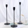 3-p-s-set-estilo-chin-s-de-metal-casti-ais-simples-ouro-casamento-decora-o-1 Castiçais simples cilindro para velas