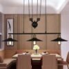 Ilumina-o-interior-do-vintage-luzes-pingente-3-cabe-a-de-ferro-polia-prato-l-mpada-1 Pendente polia edison industrial