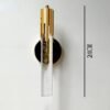 LED-Crystal-Wall-Sconce-Lamps-Modern-Living-Room-Background-Wall-Lights-Room-Bedroom-Bedside-Staircase-Aisle-2 Arandela cilindro tubo vidro "bolha de ar"