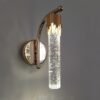 LED-Crystal-Wall-Sconce-Lamps-Modern-Living-Room-Background-Wall-Lights-Room-Bedroom-Bedside-Staircase-Aisle Arandela cilindro tubo vidro "bolha de ar"