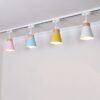 Luz-conduzida-da-trilha-com-9w-e27-220v-l-mpada-trilho-da-trilha-luzes-branco-quente-1 Spot cone alumínio colorido para trilho 1Un