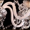 Novo-estilo-led-lustre-de-cristal-lumin-ria-luxo-branco-transparente-grande-lustres-sala-estar-frete-3 Lustre de cristal k9 transparente