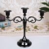 Velas-retr-banhadas-a-ouro-bronze-candelabros-com-3-bra-os-para-decora-o-de-casa-2 Candelabro metal banhado p/ 3 velas