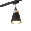 spot preto para trilho aluminio preto marca miresa Spot cone alumínio colorido para trilho 1Un