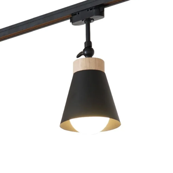 spot preto para trilho aluminio preto marca miresa