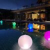 A0ae755e41aad4e5c918bc5edc61f12daR Luminária Bola Luz Solar Flutuante Piscina e Jardins