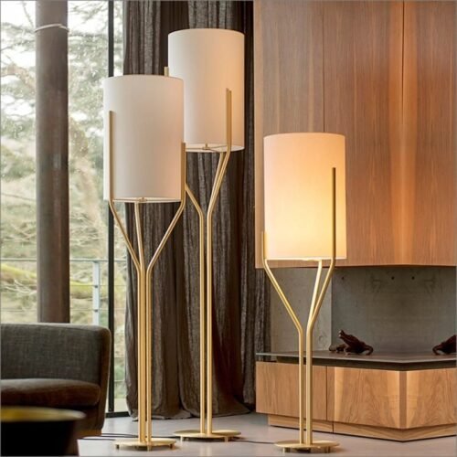 Americano-ferro-l-mpadas-de-assoalho-para-sala-estar-modelo-minimalista-quarto-l-mpada-estar-ilumina Luminária de chão americano minimalista