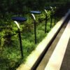 Finco de jardim luz solar à prova d'agua