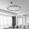 Criativo-moderno-lustre-de-metal-ilumina-o-7-10-bolhas-vidro-claro-longo-g9-redondo-lumin-3 Lustre jabuticaba bola vidro