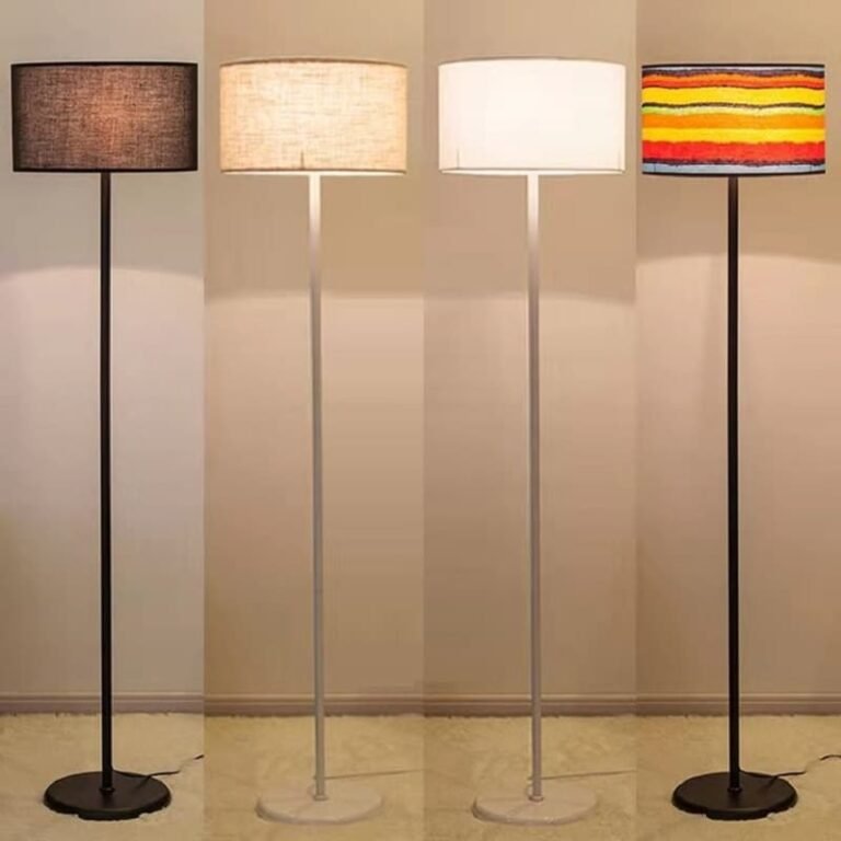 Luminária de piso coluna cúpula tecido: luminária de piso coluna cúpula, oferecido pela Miresa, loja-de-luminárias-São-Paulo.
