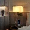 L-mpadas-de-parede-com-interruptor-usb-carregador-r-pido-luz-de-parede-de-cabeceira-moderna Arandela abajur com conector USB