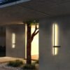 Led-ao-ar-livre-luz-de-parede-longa-luz-de-parede-moderna-prova-dip-gua-ip54-2 Arandela minimalista longa IP54 para jardins