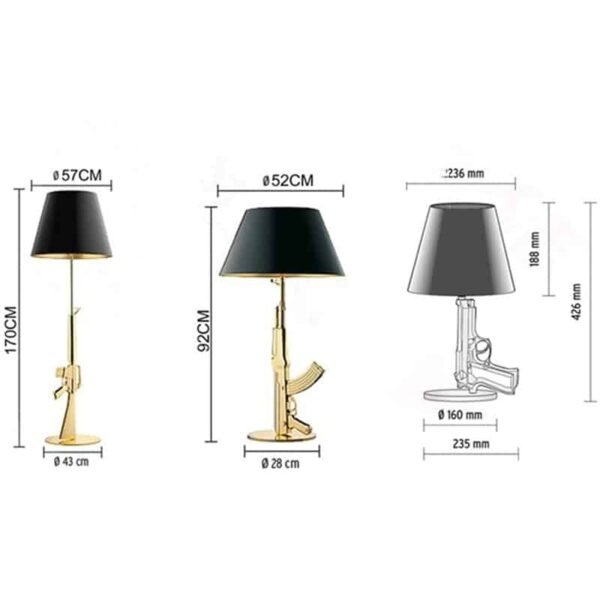 Lumin-ria-de-ch-o-ak47-revestida-galvanizada-lumin-ria-decorativa-de-mesa-com-pistola-dourada-1