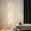 Lumin-ria-de-ch-o-minimalista-com-l-mpada-em-espiral-led-para-sala-de-estar Luminária de chão DNA minimalista