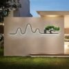 Lumin-ria-led-de-parede-ip65-arandela-moderna-para-decora-o-de-jardins-plantas-prova-d Arandela montanha IP65 de led à prova d'água