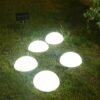 Luz-solar-jardim-gramado-l-mpada-5-len-movido-a-energia-solar-meia-bola-em-forma-1 5Un Luminária 1/2 lua Luz solar para jardim