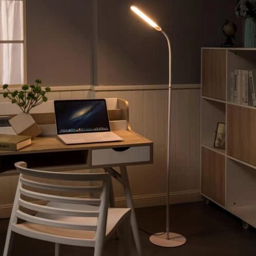 Luminária de piso plug brilho ajustável