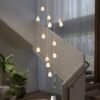 Lustre incandescente duplex escadas