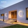Vzvi-villa-prova-dwaterproof-gua-luz-de-parede-ao-ar-livre-moderno-ac-24w-led-jardim Arandela esfera lua à prova d'água
