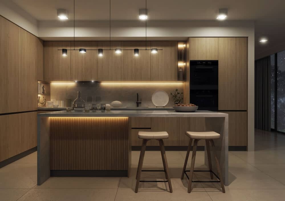 A iluminação na sua cozinha
