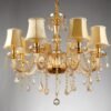 Miresa-loja-virtual-de-luminarias-e-objetos-de-decoracao-lustre-de-cristal-classico-maria-tereza-com-cupula-abajur-6-8-bra-os-moda-lustre-de-cristal-ilumina-o-quarto-pingente-lustre-champanhe-cor-ouro Miresa Lustre clássico, Maria Teresa, de vidro e cristal champagne com ou sem cúpula