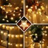 A702f52eea3f74d7f90f9d953708458daB Cordão/varal lâmpada led para jardins