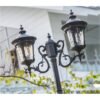 Poste retrô/europeu iluminação pública