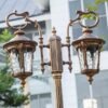 Poste retrô/europeu iluminação pública