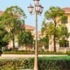 Poste clássico/retrô iluminação pública