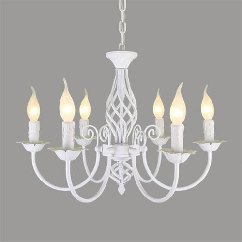Lustre provençal clássico branco