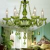 Luxo-lustre-de-cristal-verde-sala-casamento-quarto-villa-pendurado-l-mpada-do-hotel-restaurante-cafe-1 Lustre cristal clássico colorido