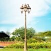 Luz-de-rua-ao-ar-livre-prova-dwaterproof-gua-ip54-industrial-jardim-pra-a-estrada-led Poste clássico iluminação Pública IP54