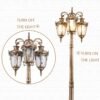 Luz-de-rua-ao-ar-livre-prova-dwaterproof-gua-ip54-industrial-jardim-pra-a-estrada-led-2 Poste clássico iluminação Pública IP54