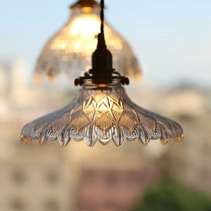 Pendente vintage clássico vidro