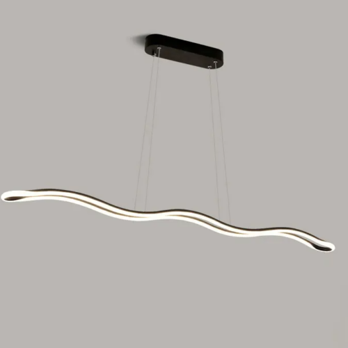 Lustre minimalista onda led