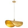 Miresa-loja-virtual-de-luminarias-e-objetos-de-decoracao-Nordic-moderna-sala-de-jantar-cobre-lustre-sala-estar-estudo-barra-sala-jantar-hotel-folha-l Pendente folha lótus cobre miresa