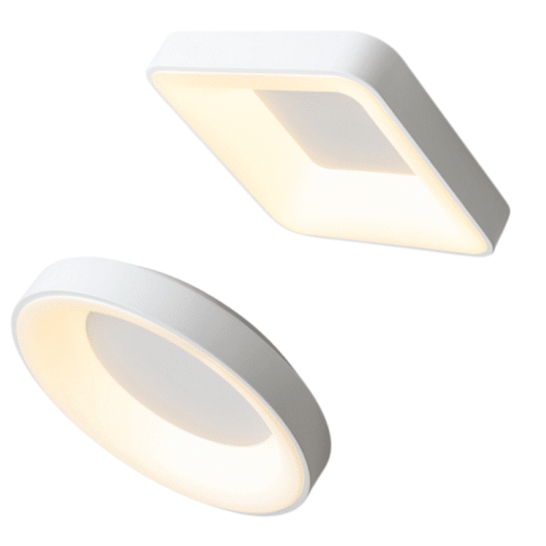 Plafon minimalista alumínio branco Miresa