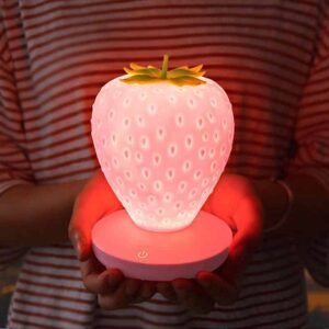 Miresa-luminaria-infantil-Led-presente-do-luminaria-morango-vermelho-do-atmosfera-15cm